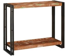 Konsolinis stalas 90 x 33 x 75 cm Kietas atkurtas medis