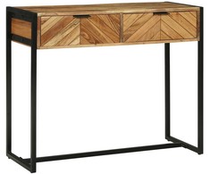 Konsolinis stalas Ruda 90 x 35 x 75 cm Kietos akacijos mediena