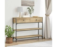 Konsolinis stalas Amatininkų ąžuolas 100 x 25 x 75 cm