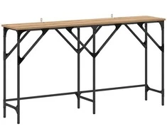 Konsolinis stalas artisano ąžuolo 140 x 29 x 75 cm