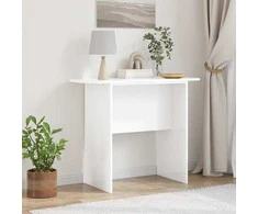 Konsolinis stalas Aukštai blizganti balta 93 x 40 x 75 cm