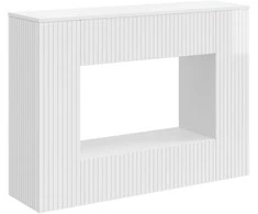 Konsolinis stalas Aukšto Blizgesio Baltas 101 x 29 x 74 cm