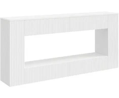 Konsolinis stalas Baltas 155 x 29 x 74 cm Dirbtinė mediena