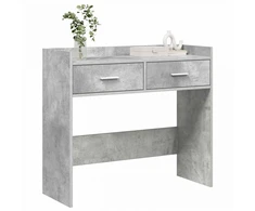 Konsolinis stalas Betono pilka 90 x 35 x 80 cm Apdirbta mediena