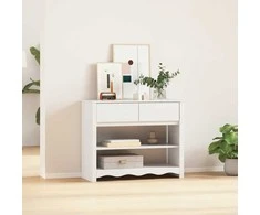 Konsolinis stalas su stalčių Drammen Balta 89,5 x 37 x 73 cm