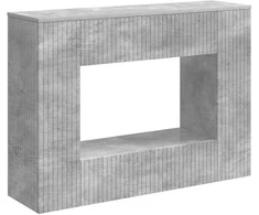 Konsolinis stalas Dryžuotas Betono Pilka 101 x 29 x 74 cm