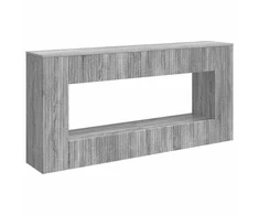 Konsolinis stalas Dryžuotas Pilka Sonoma 155 x 29 x 74 cm