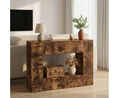 Konsolinis stalas Dryžuotas Rūkytas Ąžuolas 101 x 29 x 74 cm