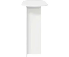 Konsolinis stalas Itin blizgi balta 100 x 39,5 x 75 cm