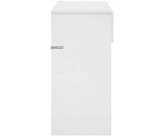 Konsolinis staliukas Itin blizgi balta 96,5 x 38 x 75 cm