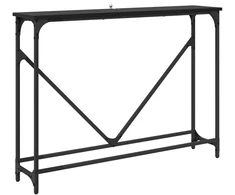 Konsolinis stalas Juodas ąžuolas 102 x 23 x 75 cm