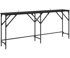Konsolinis stalas Juodas ąžuolas 180 x 30 x 75 cm
