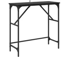 Konsolinis stalas Juodas ąžuolas 75 x 32 x 75 cm