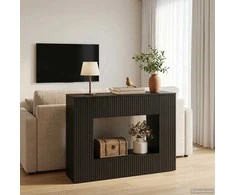Konsolinis stalas Juodas 101 x 29 x 74 cm Dirbtinė mediena