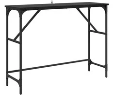 Konsolinis stalas Juodas ąžuolas 100 x 32 x 75 cm
