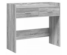Konsolinis stalas Pilka Sonoma 90 x 35 x 80 cm Apdirbta mediena