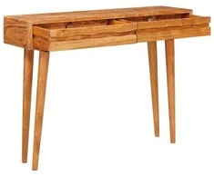 Konsolinis stalas Ruda 110 x 30 x 80 cm Kietos akacijos mediena