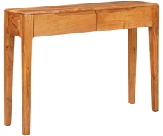 Konsolinis stalas Ruda 110 x 30 x 80 cm Kietos akacijos mediena