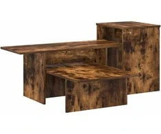 Konsolinis stalas Rūkyta ąžuolas 91,5 x 35 x 38,5 cm