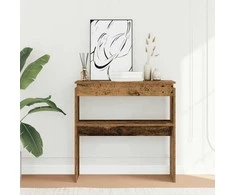 konsolinis stalas Senas medis 80x30x80 cm Inžinerinė mediena
