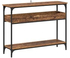 Konsolinis stalas su lentyna Sena mediena 100 x 29 x 75 cm