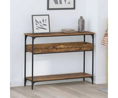 Konsolinis stalas su lentyna Sena mediena 100 x 29 x 75 cm