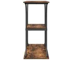 Konsolinis stalas su lentyna Rūkyta ąžuolas 101 x 35 x 80,5 cm