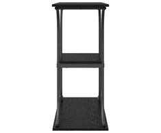 Konsolinis stalas su lentyna Juodas ąžuolas 101 x 35 x 80,5 cm