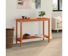Konsolinis stalas su lentyna Vaško Ruda 110 x 40 x 80 cm