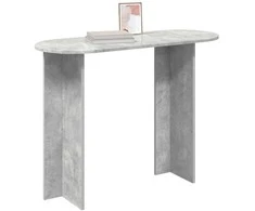 Konsolinis stalas su saugykla Betono pilka 100 x 39,5 x 75 cm