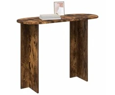Konsolinis stalas su saugykla Dūminio ąžuolo 100 x 39,5 x 75 cm