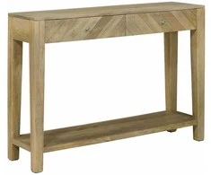 Konsolinis stalas su stalčių Natūraliai pilkas 110 x 30 x 80 cm