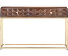 Konsolinis staliukas, 122x36x75 cm, mango medienos masyvas