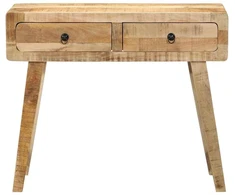 Konsolinis staliukas, 90x32x75 cm, masyvi mango mediena