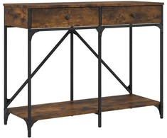 Konsolinis staliukas, dūminio ąžuolo, 100x39x78,5cm, mediena