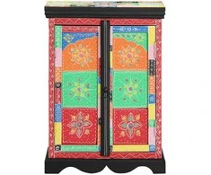 Konsolinis stalas su lentyna Įvairiaspalvis 50 x 30 x 70 cm