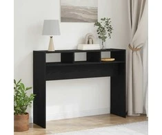 Konsolinis stalas juoda ąžuolo 105 x 30 x 80 cm