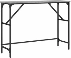 Konsolinis staliukas, pilkas ąžuolo, 100x32x75cm, mediena