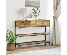 Konsolinis stalas Senas medis 100 x 25 x 75 cm Apdirbta mediena