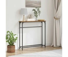 Konsolinis stalas su lentyna Senas medis 75 x 19,5 x 75 cm