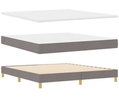 Kiemas lova su galvūgalio Tortora 200 x 180 cm audinys