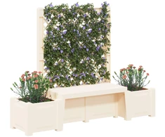 Kopenhagos sodo suolelis Balta 173 x 49 x 135,5 cm PP