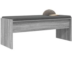 Koridoriaus suolas su pagalve Pilkas Sonoma 103 x 38 x 40 cm