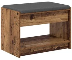 Koridoriaus suolas su pagalve Senas medis 63 x 38 x 45 cm