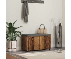 Koridoriaus suolas su pagalve Senas medis 80 x 38 x 46 cm