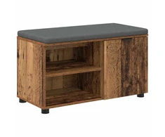Koridoriaus suolas su pagalve Senas medis 80 x 38 x 46 cm