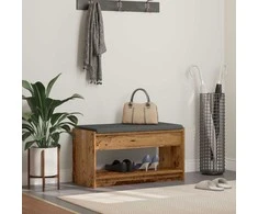 Koridoriaus suolas su pagalve Senas medis 83 x 38 x 45 cm