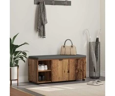 Koridoriaus suolas su pagalve Senas medis 100 x 38 x 46 cm
