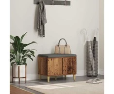 Koridoriaus suolas su pagalve Senas medis 60 x 38 x 46 cm