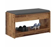 Koridoriaus suolas su pagalve Senas medis 83 x 38 x 45 cm